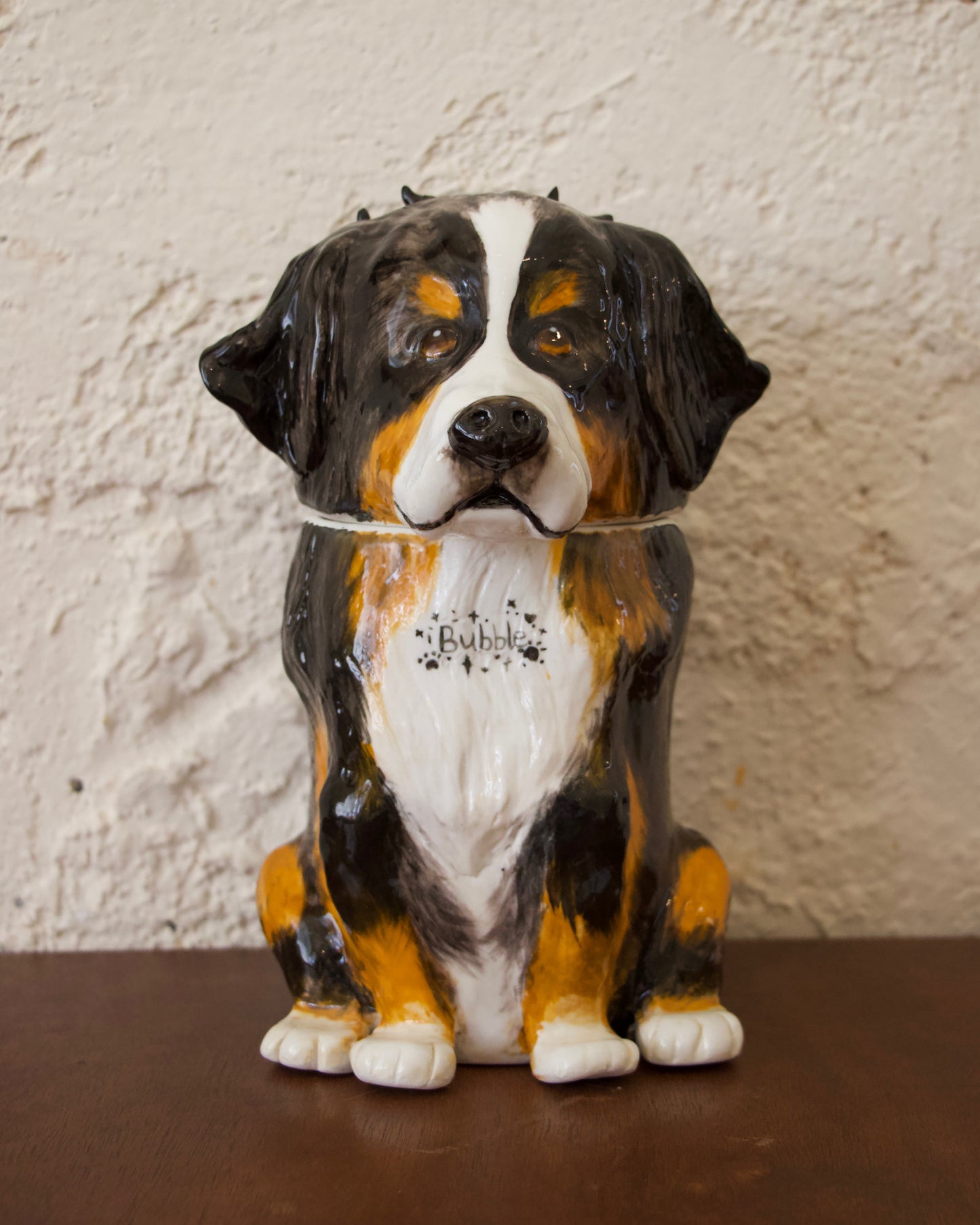 Custom Handmade Berner Sennenhund Urn