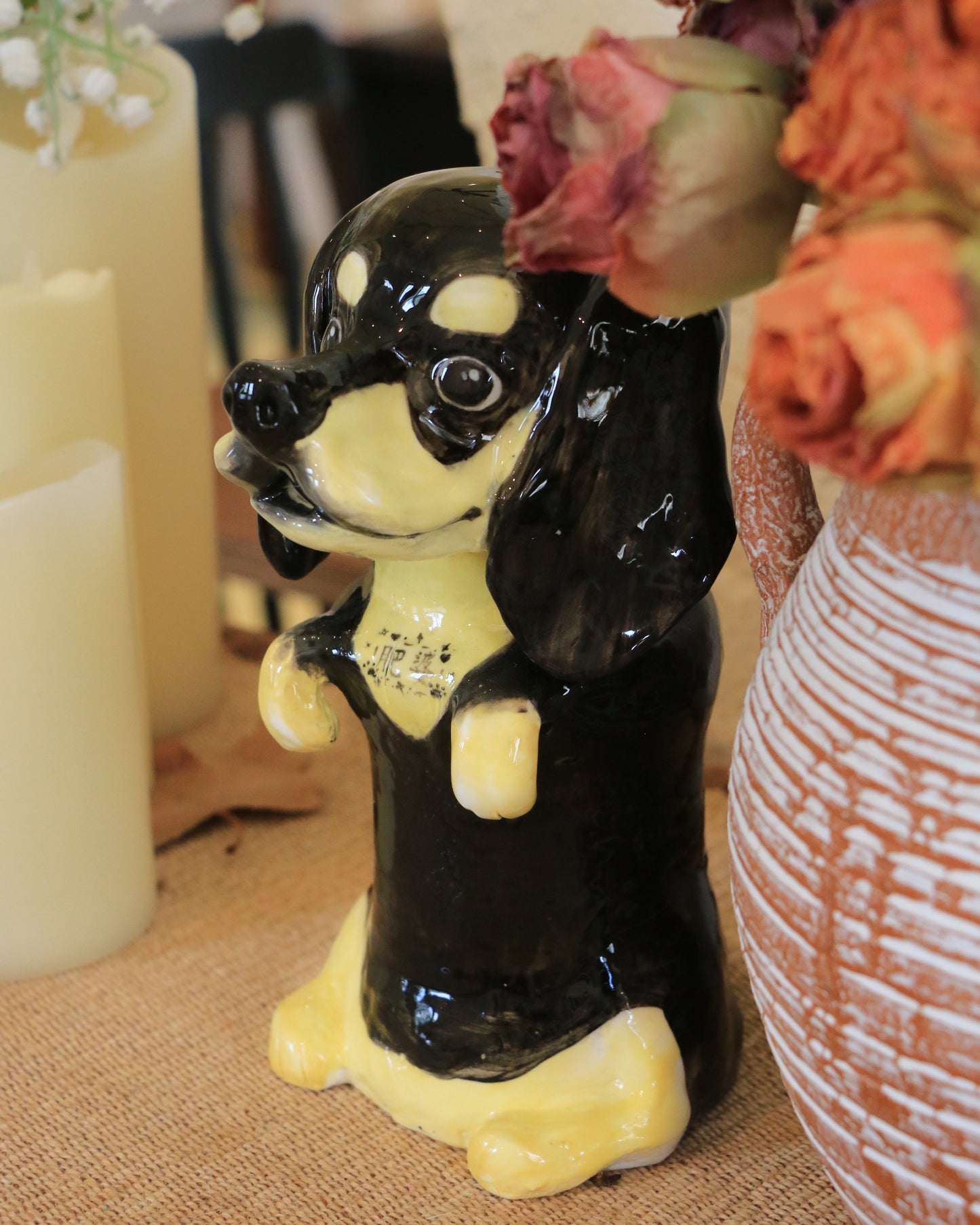 Custom Handmade Dachshund Urn