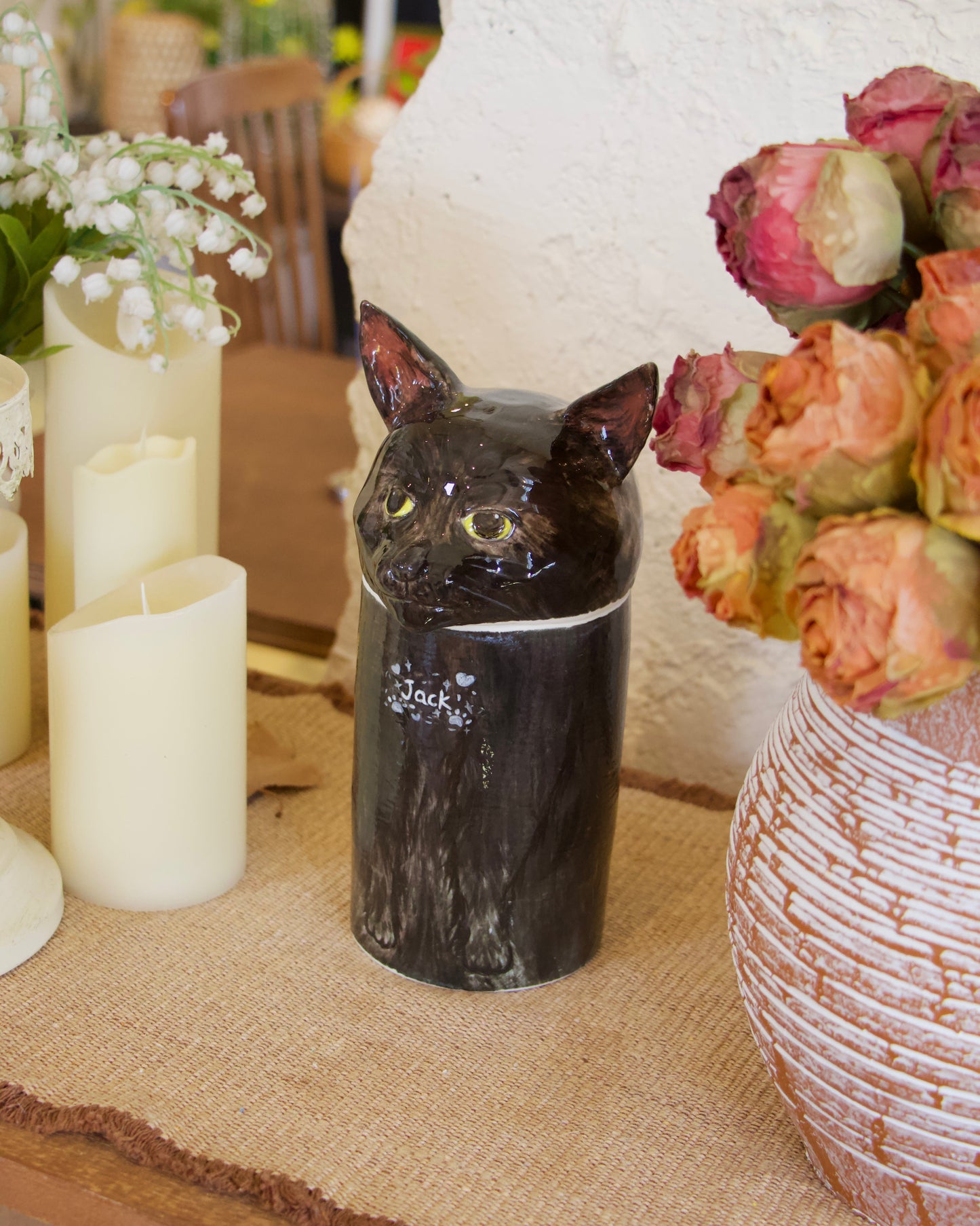 Custom Handmade Cat Urn