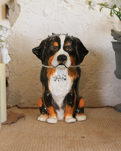 Custom Handmade Berner Sennenhund Urn